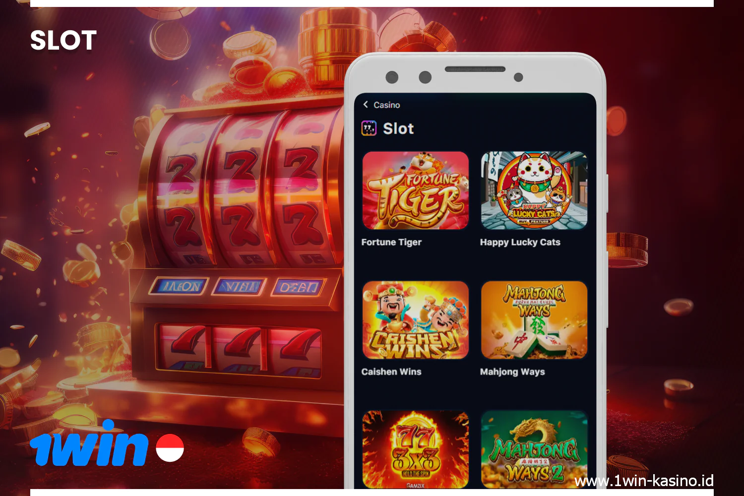 1win has a huge collection of slot games available for Indonesian users