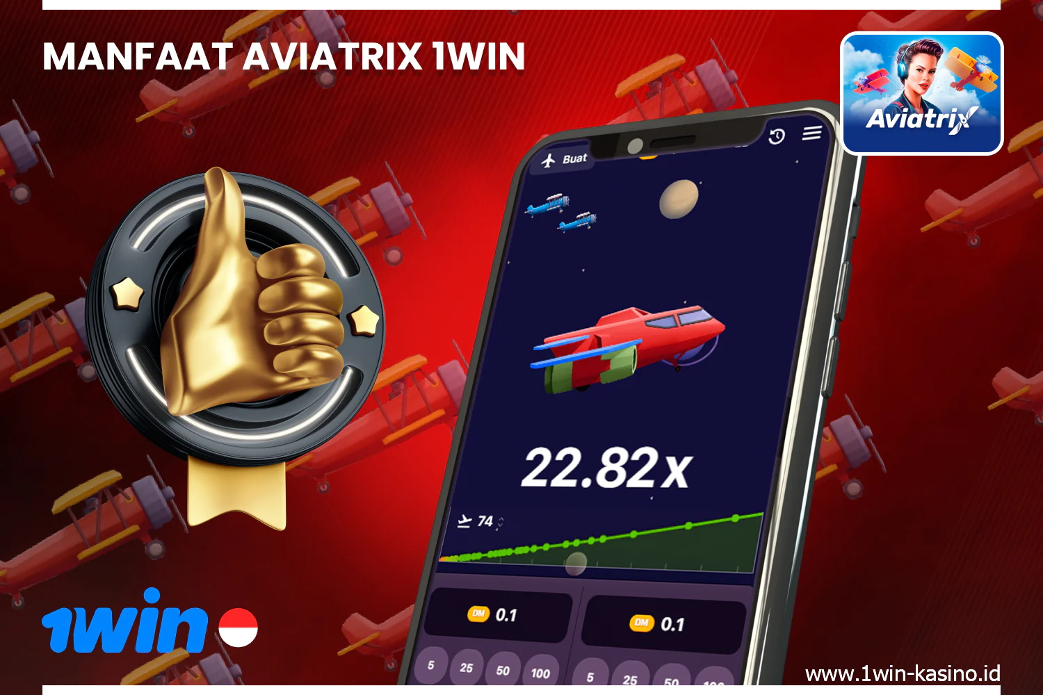 Indonesian users highly appreciate Aviatrix 1win for its fast rounds and demo mode