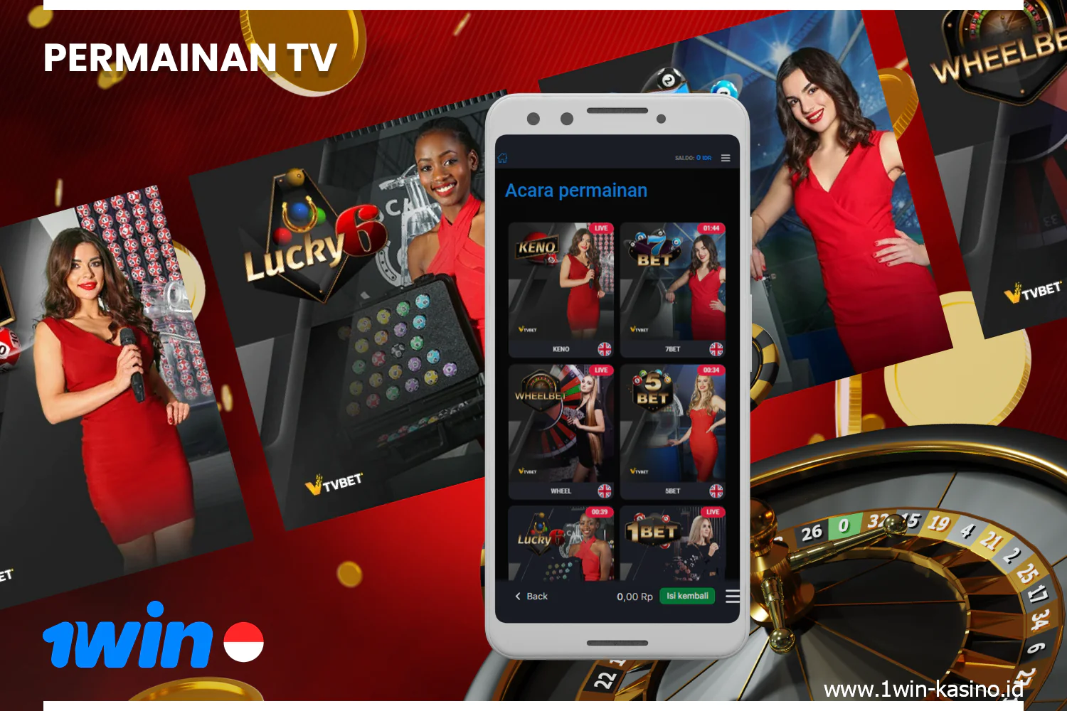 TV games within 1Win allow players to play game shows and table games developed by TVBet